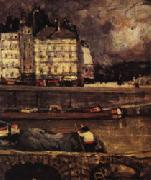 The Left Branch of the Seine before the Place Dauphine James Wilson Morrice